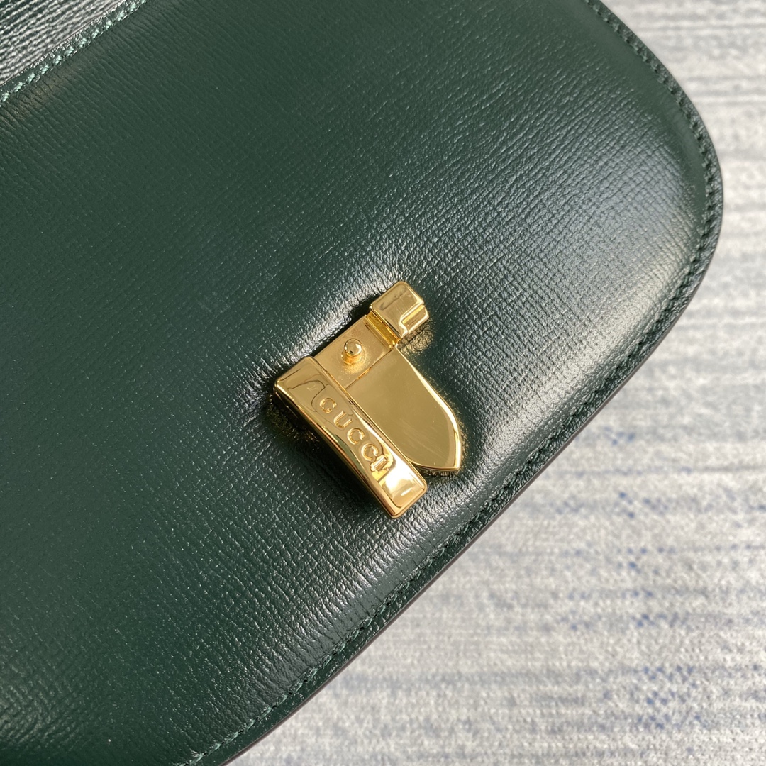 Gucci Sylvie 1969 Mini Shoulder Bag 615965 Green